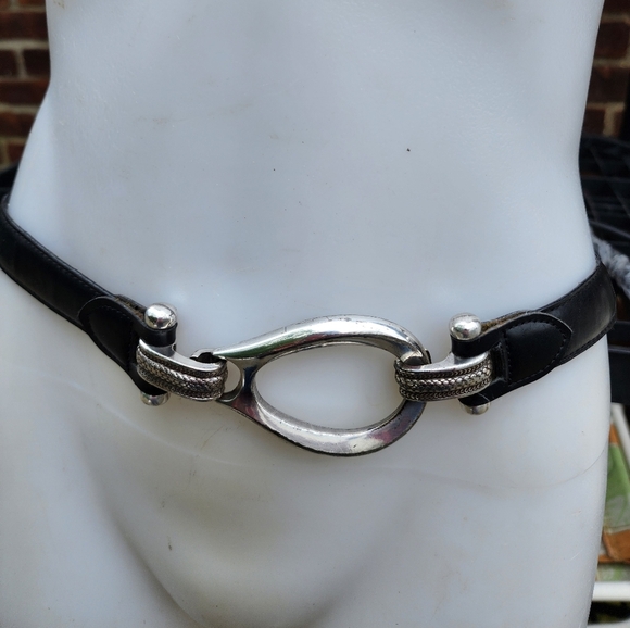 Modernist leather belt‎ M/L - Picture 1 of 14